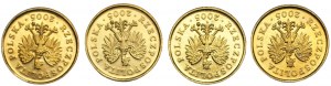 1 penny 2005 - ODWROTKI - set of 4 coins