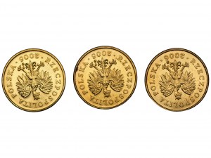 2 pennies 2005-2006 - ODWROTKI - set of 3 coins