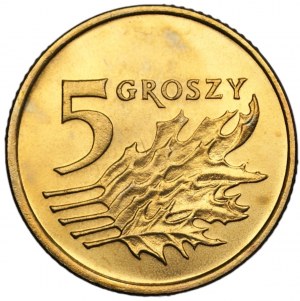 5 groszy 2000 - ODWROTKA