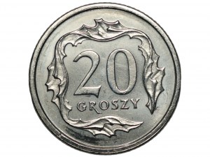 20 groszy 2000 - ODWROTKA