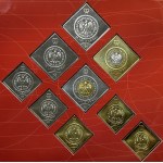 Set di monete per la circolazione - CLIPS - 9 monete