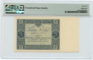 5 gold 1930 - BB series. - PMG 65 EPQ