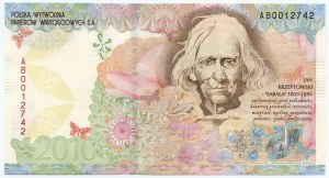 PWPW - test banknote - Jan Krzeptowski 