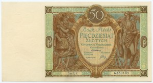 50 zloty 1929 - série EV