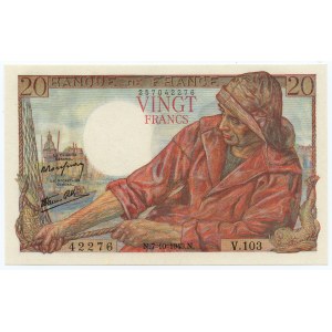 FRANCE - 20 francs 1943
