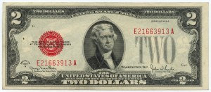 USA - 2 dollars 1928 série A - E