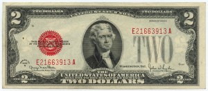 USA - 2 Dollar 1928 Serie A - E