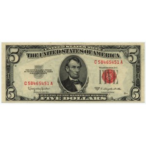USA - 5 dolarów 1953 A - seria C