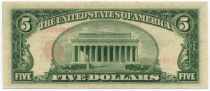 USA - 5 dollari 1953 serie A - C