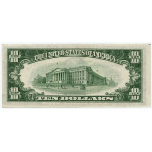 États-Unis - 10 dollars 1934 E - série B
