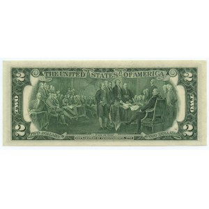 USA - Green Seal, New York - 2 dollars 1976