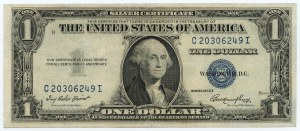 USA - 1 $ 1935 - timbre bleu