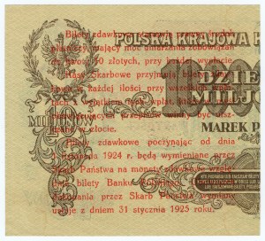 Prestupový lístok - 5 halierov 1924 - pravá polovica