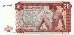 Česká republika - 50 korún 2019 - Čechy a Morava