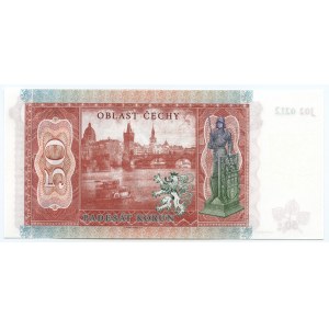 Repubblica Ceca - 50 corone 2019 - Boemia e Moravia