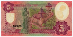 Czechy - 5 Korun 2020 - Polimer - Bohemia i Morawy