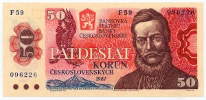 Československo - 50 korún 1987