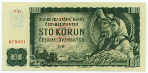 Czechoslovakia - 100 crowns 1961