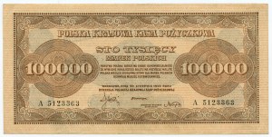 100.000 marek polskich 1923 - seria A
