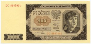 500 zlotých 1948 - séria CC