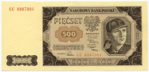 500 złotych 1948 - seria CC