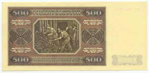 500 zloty 1948 - série CC