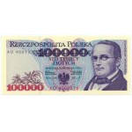 100.000 złotych 1993 - seria AD