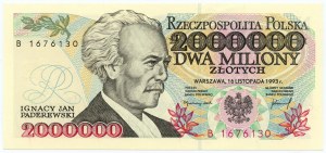 2,000,000 zloty 1993 - series B