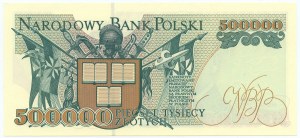 500,000 zloty 1993 - Z series