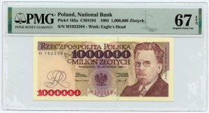 1.000.000 złotych 1993 - seria M - PMG 67 EPQ