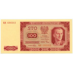 100 złotych 1948 - seria KR