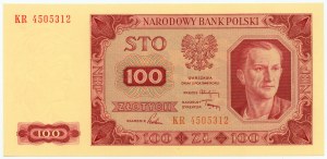 100 zloty 1948 - Série KR
