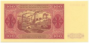 100 złotych 1948 - seria KR