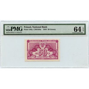 50 Groszy 1944 - PMG 64 EPQ