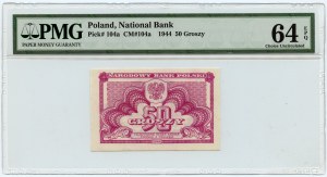 50 penny 1944 - PMG 64 EPQ