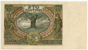 100 złotych 1932- RZADKA seria AY - dodatkowy znak wodny +X+