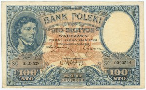 100 zloty 1919 - S.C. series.