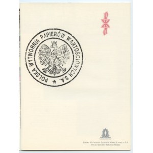 PWPW Philatelic Folder with stamps (5 pcs)