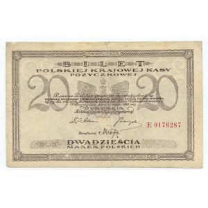 20 polských marek 1919 - Série E 0176287