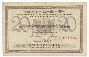 20 poľských mariek 1919 - Séria E 0176287