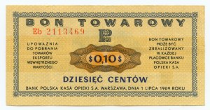 PEWEX - 10 cents 1969 - Eb series 2113469