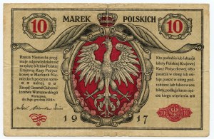 10 Polish marks 1916 - General - Series A 8367035