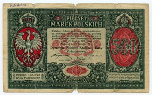 500 polských marek 1919 - 658756