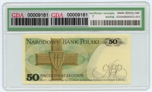 50 Zloty 1988 - Serie GC 0745883 - GDA 58 EPQ