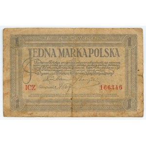 Jedna polská značka 1919 - Série ICZ 166346