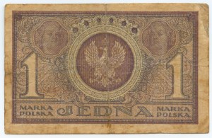 Un marco polacco 1919 - Serie ICZ 166346