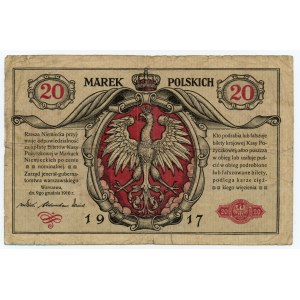 20 marek polskich 1916 - jenerał - seria A 4242818