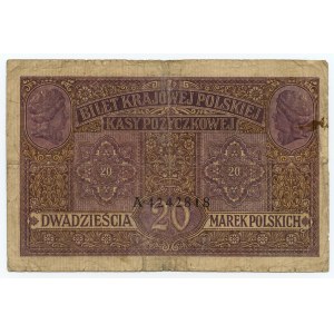 20 polských marek 1916 - jenerał - série A 4242818