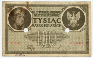 1000 Polish marks 1919 - III Ser. C. 659805