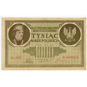 1000 marek polskich 1919 - Ser. ZAF. 264954*